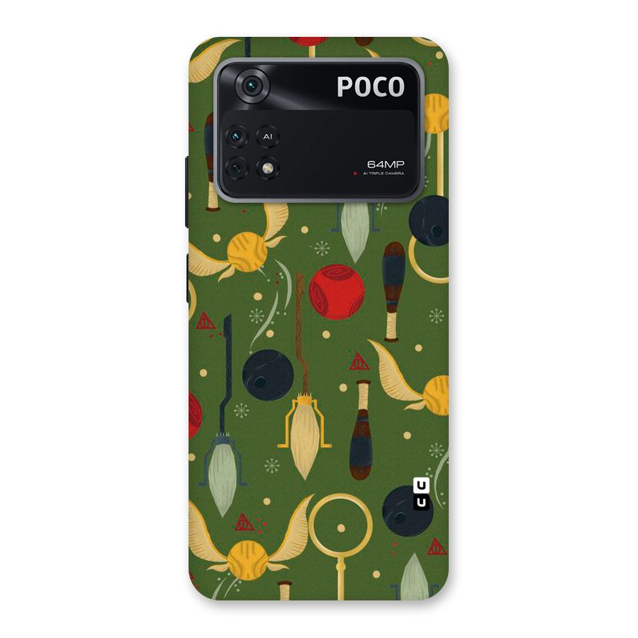 Flying Ball Pattern Back Case for Poco M4 Pro 4G