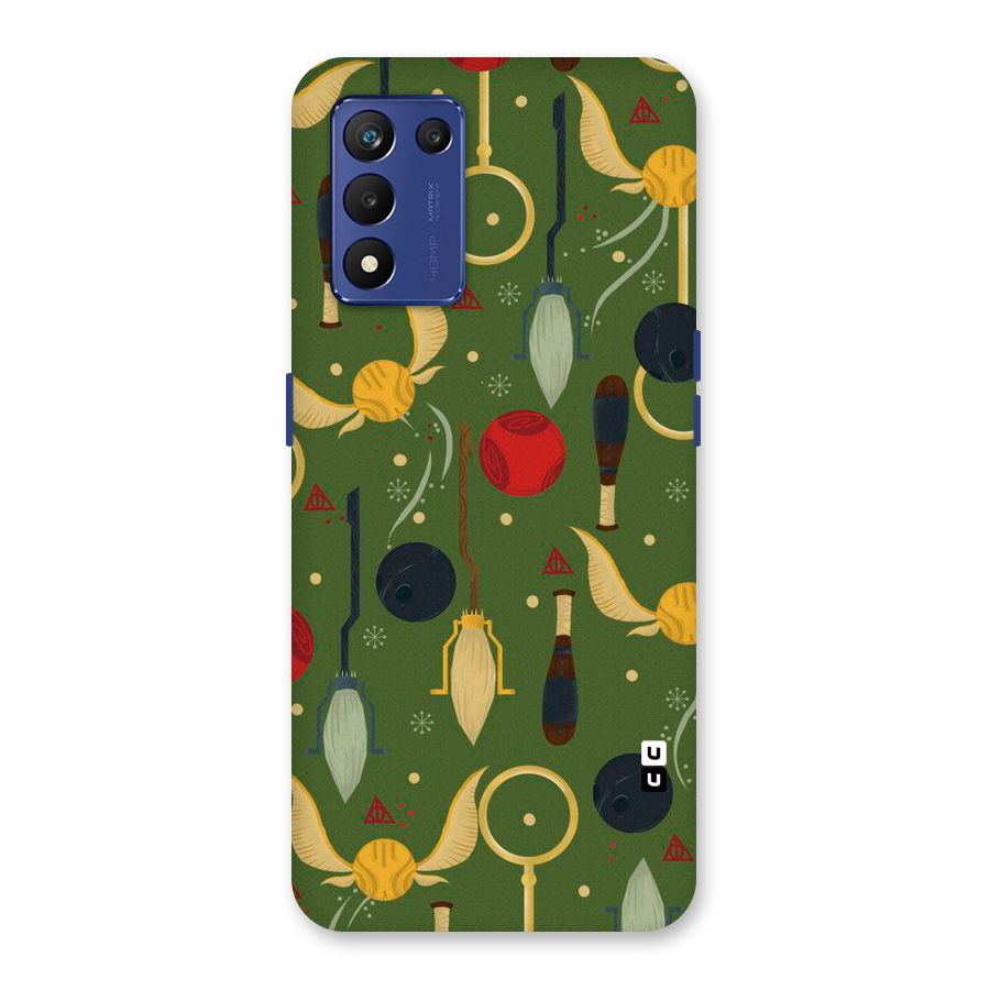 Flying Ball Pattern Back Case for Realme 9 5G Speed