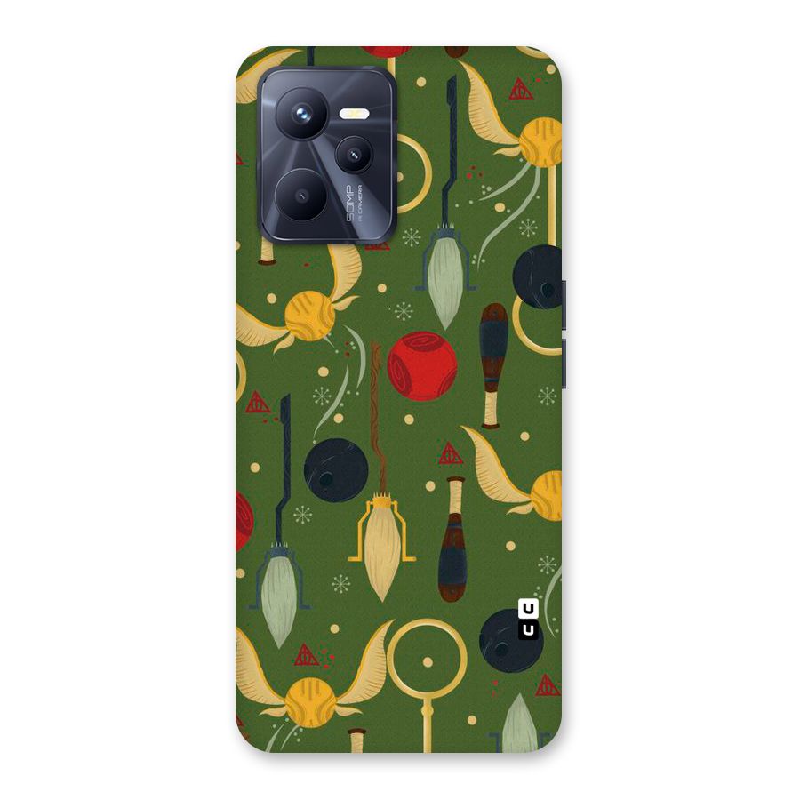 Flying Ball Pattern Back Case for Realme C35