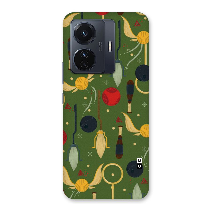 Flying Ball Pattern Back Case for Vivo T1 Pro