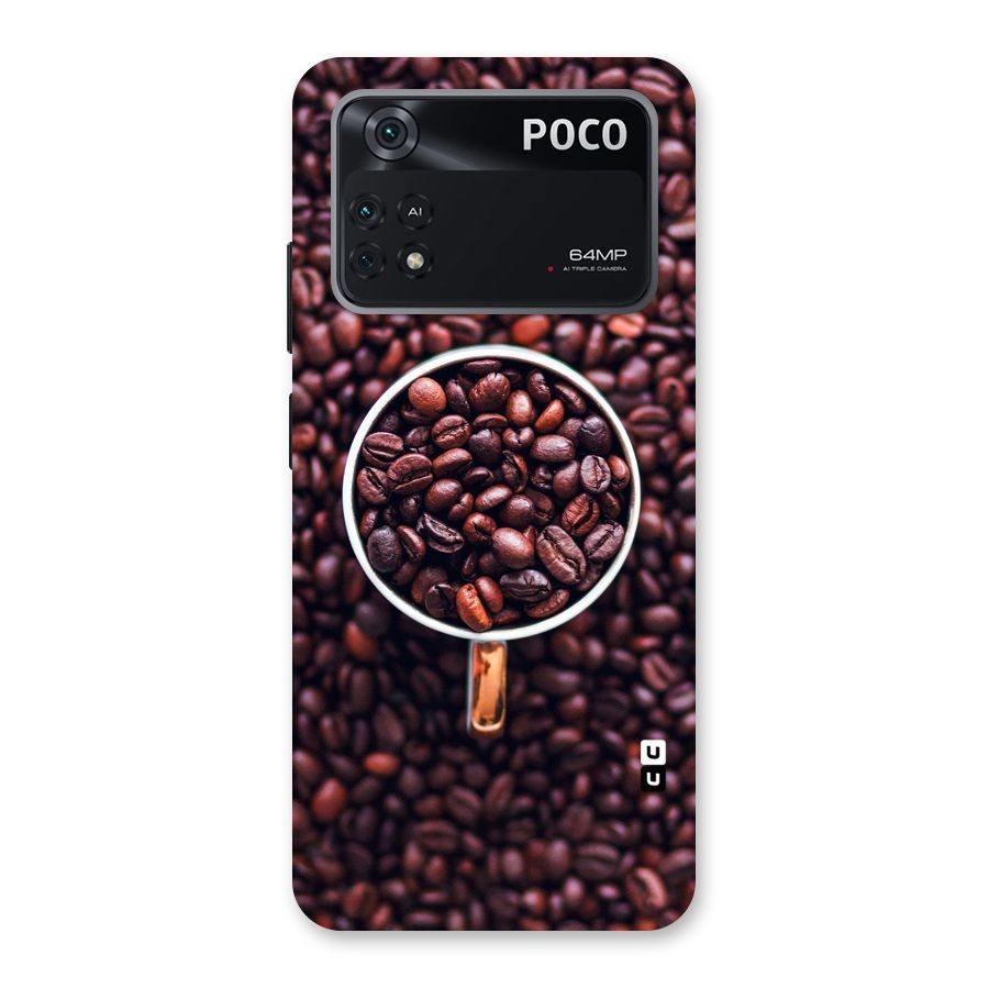 Focus Coffee Beans Back Case for Poco M4 Pro 4G