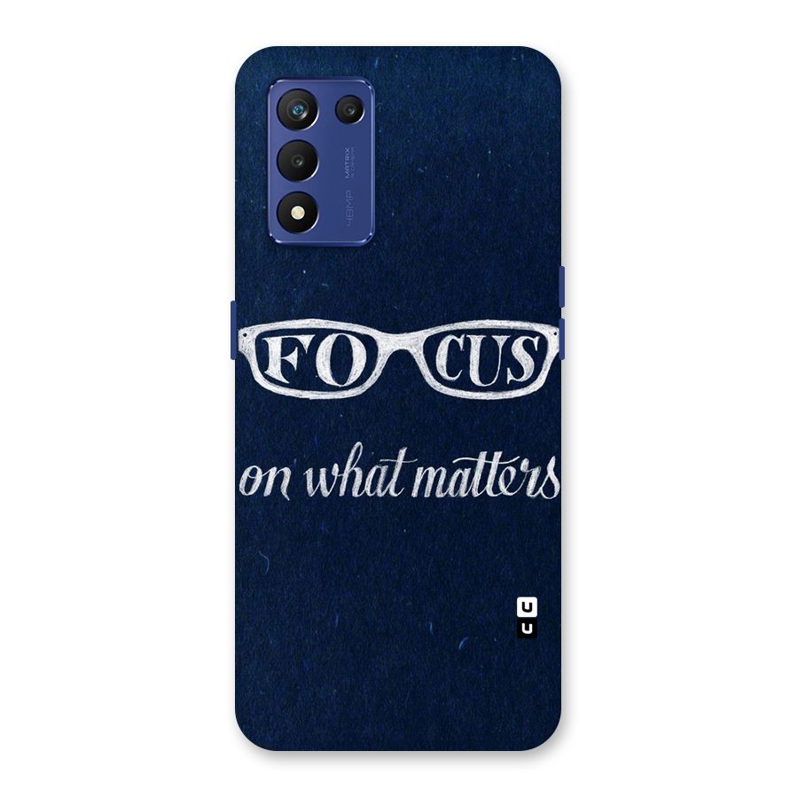 Focus Matters Back Case for Realme 9 5G Speed