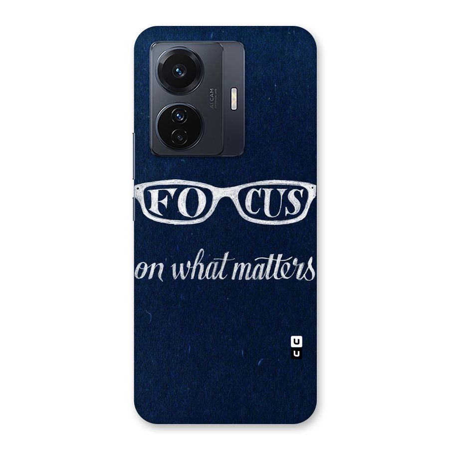 Focus Matters Back Case for Vivo T1 Pro