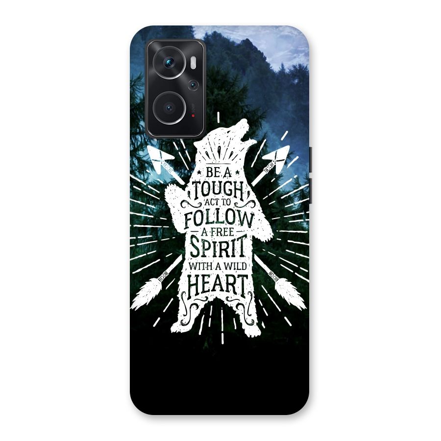Follow Spirit Heart Back Case for Oppo K10 4G