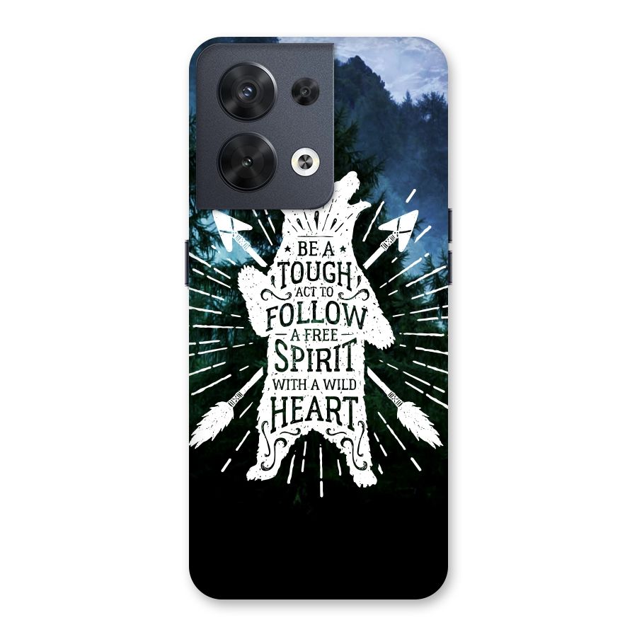 Follow Spirit Heart Back Case for Oppo Reno8 5G