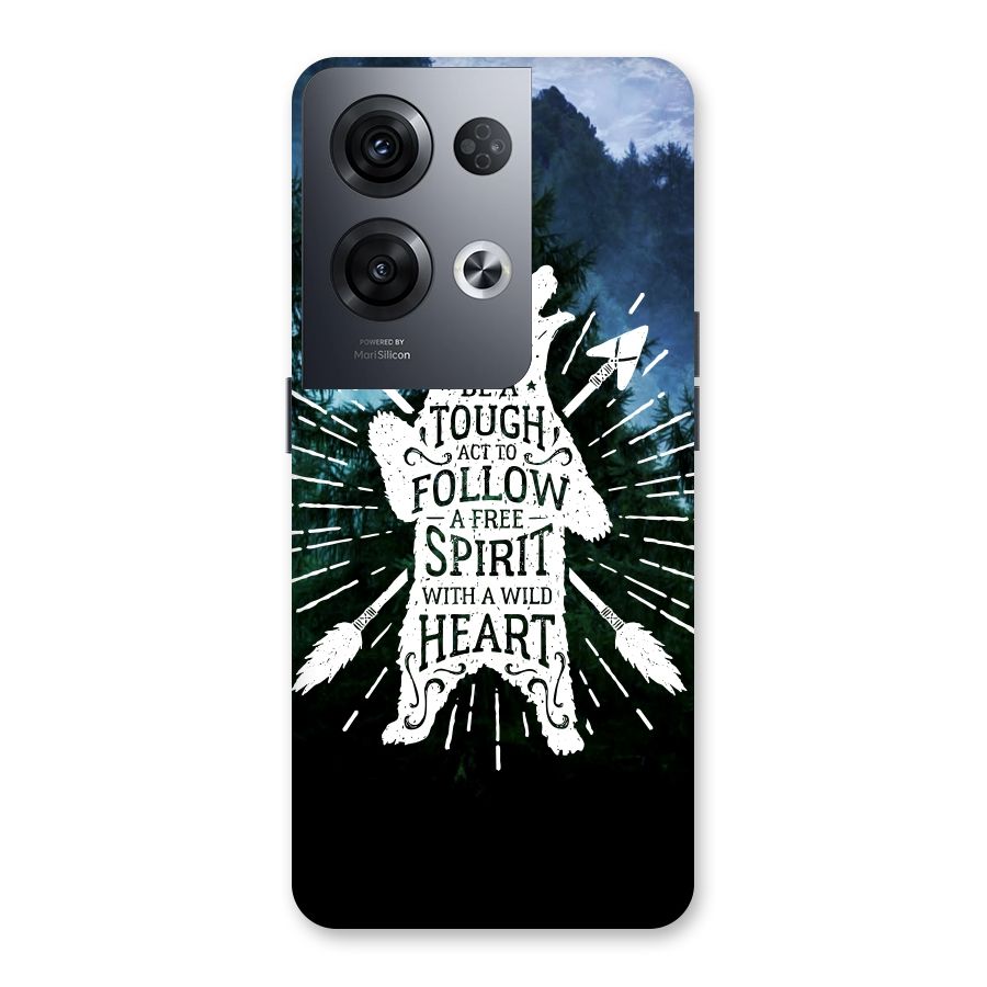 Follow Spirit Heart Back Case for Oppo Reno8 Pro 5G