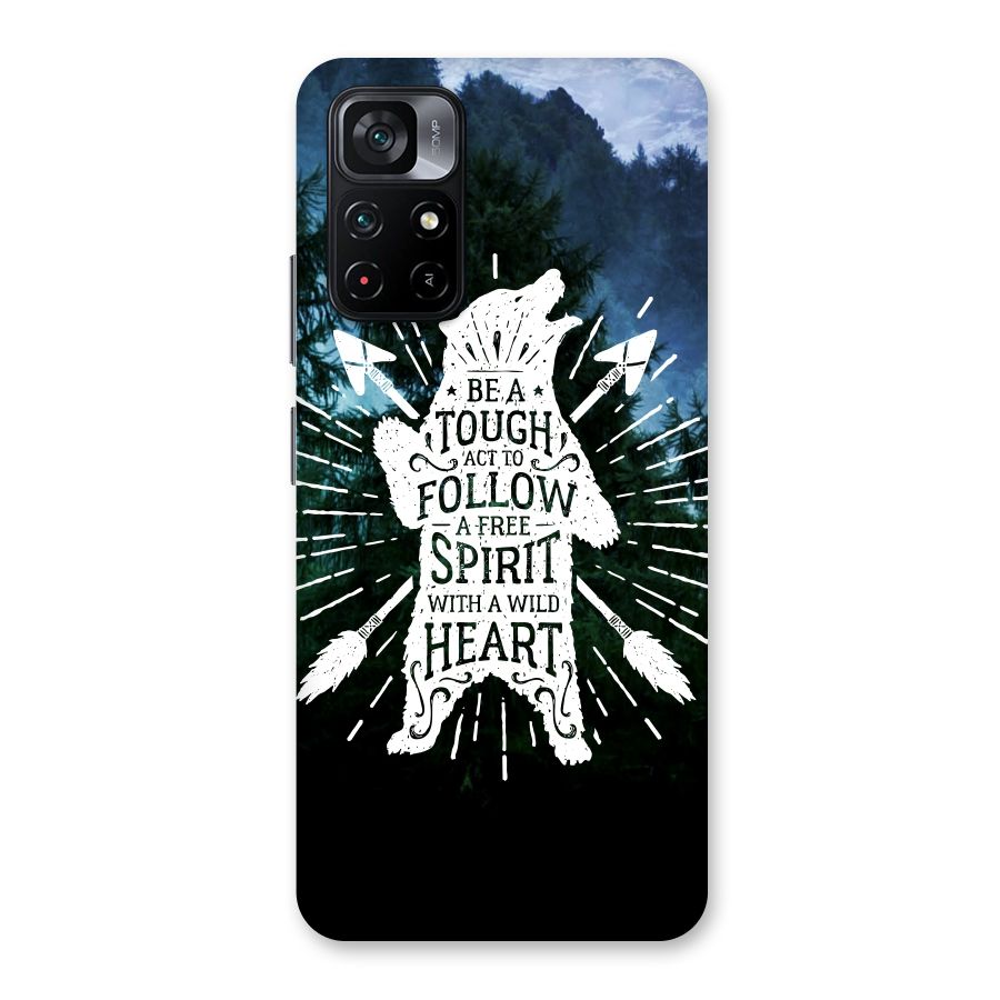 Follow Spirit Heart Back Case for Poco M4 Pro 5G