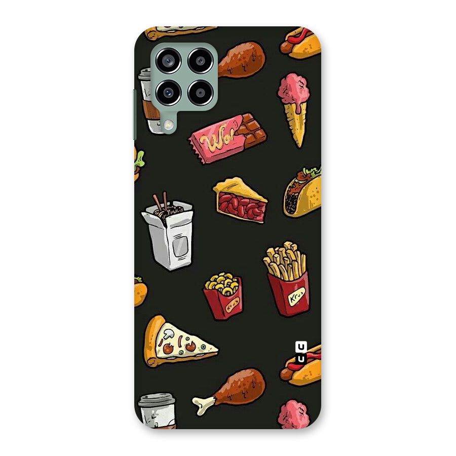 Foodie Pattern Back Case for Galaxy M33