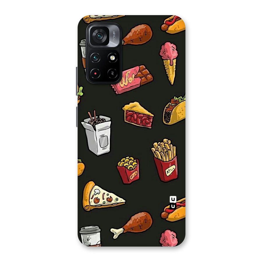 Foodie Pattern Back Case for Poco M4 Pro 5G