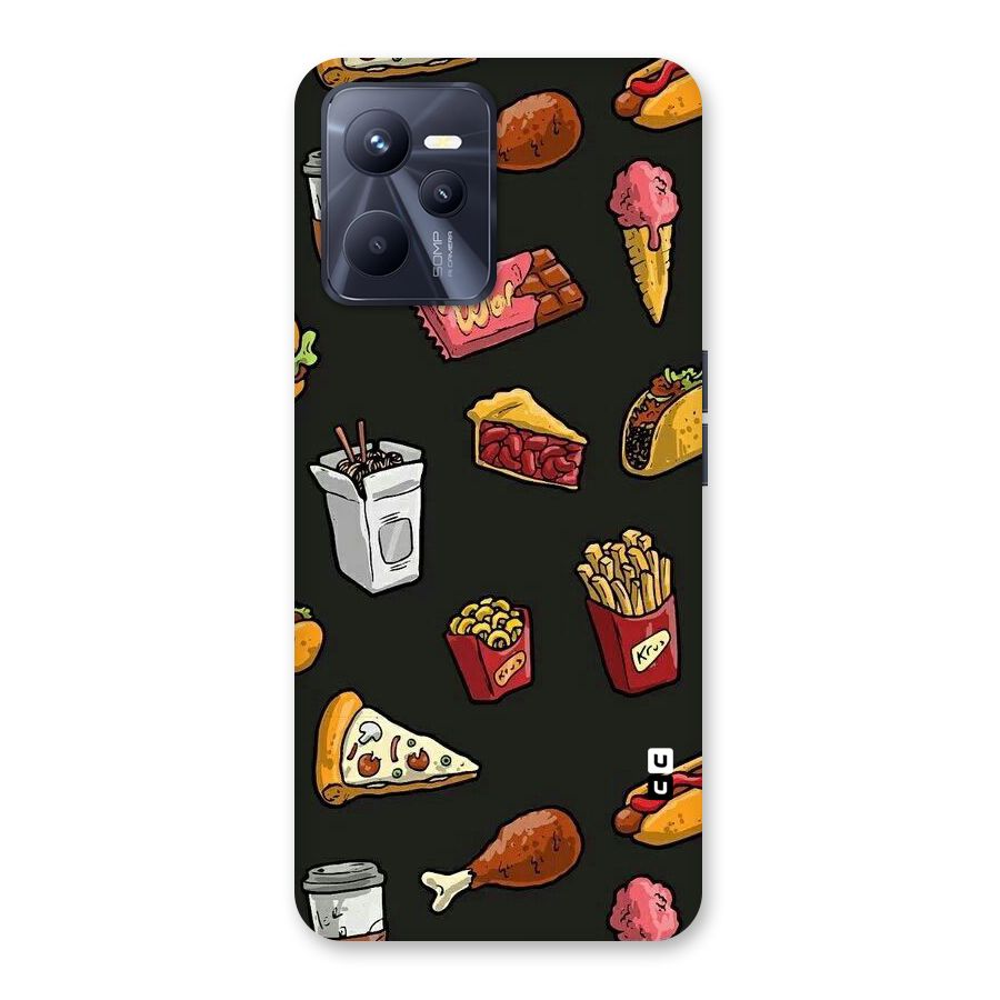 Foodie Pattern Back Case for Realme C35