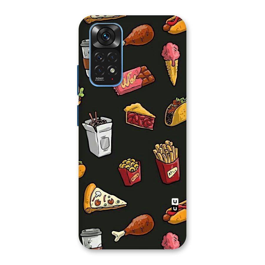 Foodie Pattern Back Case for Redmi Note 11S