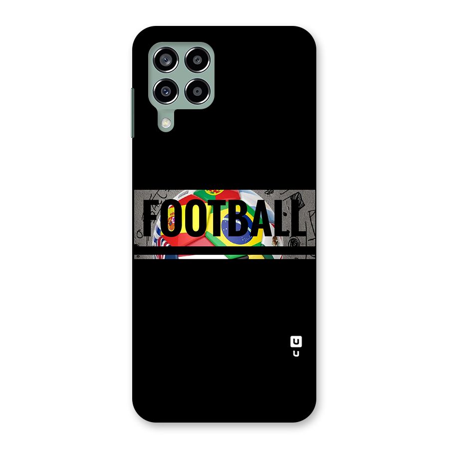 Football Typography Back Case for Galaxy M33