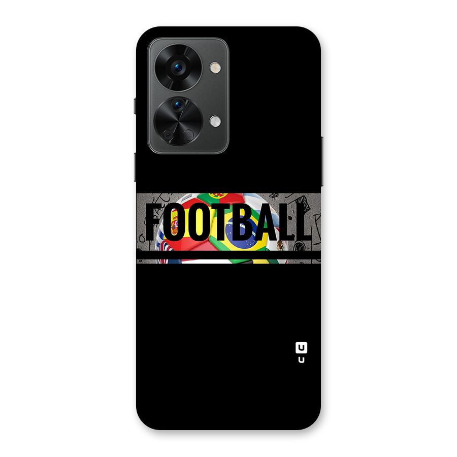 Football Typography Back Case for OnePlus Nord 2T