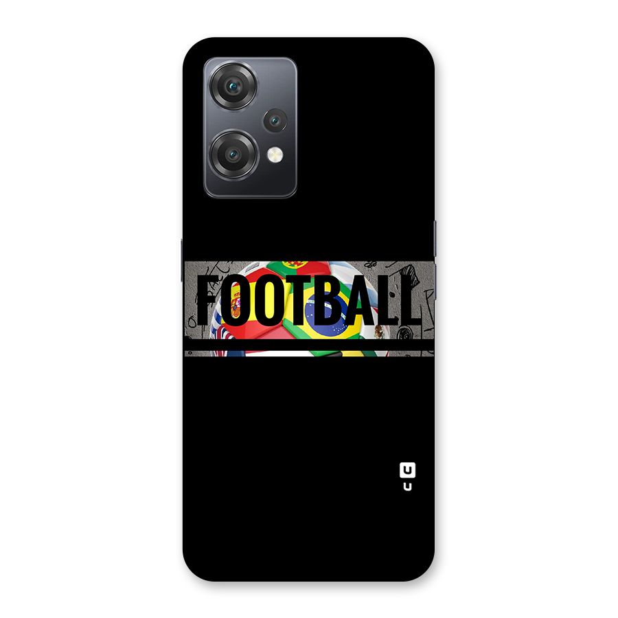 Football Typography Back Case for OnePlus Nord CE 2 Lite 5G