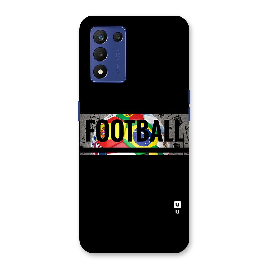 Football Typography Back Case for Realme 9 5G Speed