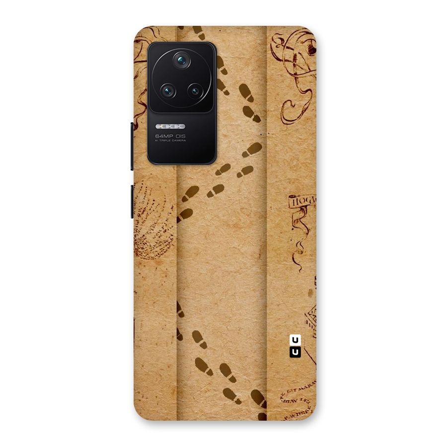 Footsteps Back Case for Poco F4 5G