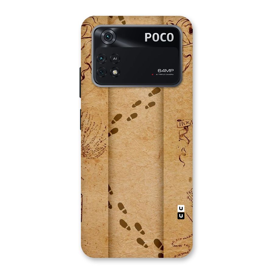 Footsteps Back Case for Poco M4 Pro 4G