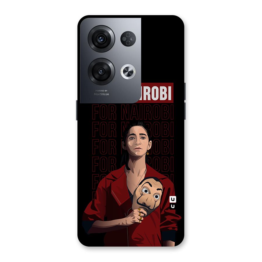 For Nairobi Money Heist Back Case for Oppo Reno8 Pro 5G