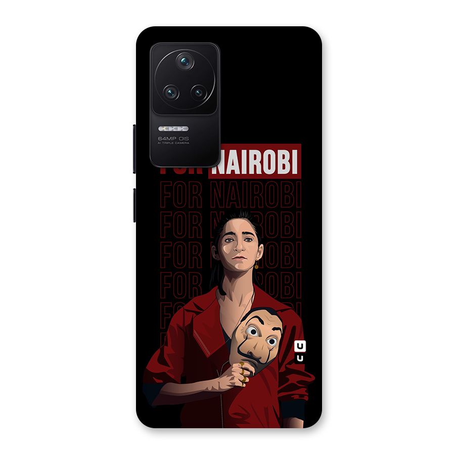 For Nairobi Money Heist Back Case for Poco F4 5G