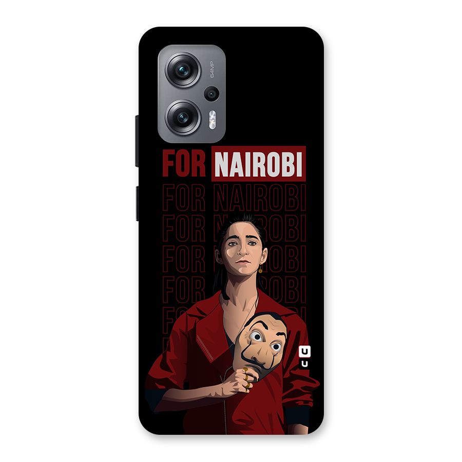 For Nairobi Money Heist Back Case for Redmi K50i