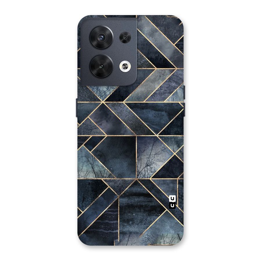 Forest Abstract Lines Back Case for Oppo Reno8 5G
