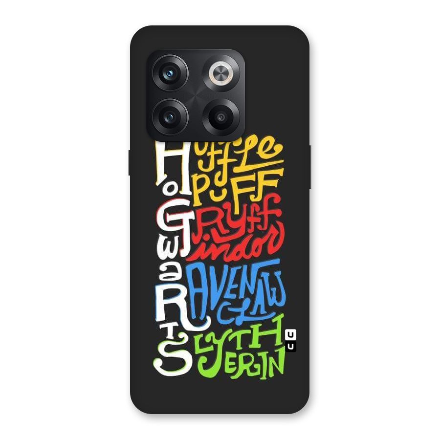 Four Colored Homes Back Case for OnePlus 10T