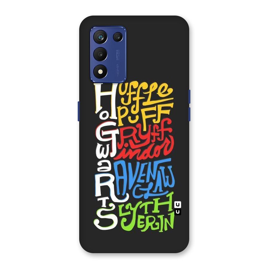 Four Colored Homes Back Case for Realme 9 5G Speed