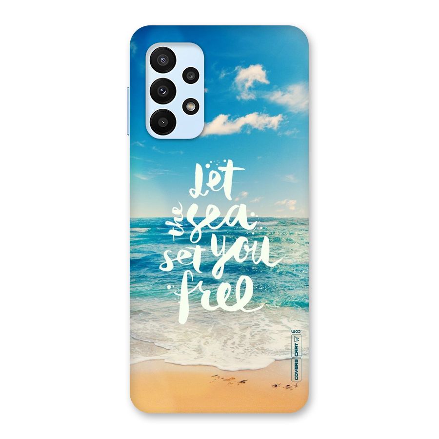 Free Sea Back Case for Galaxy A23
