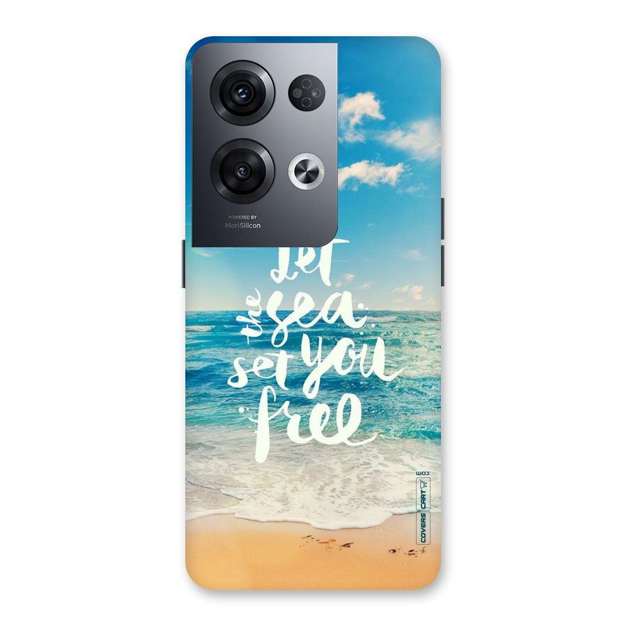 Free Sea Back Case for Oppo Reno8 Pro 5G