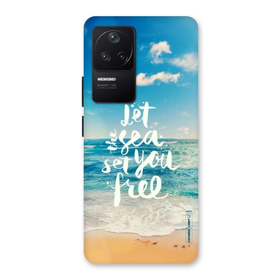 Free Sea Back Case for Poco F4 5G