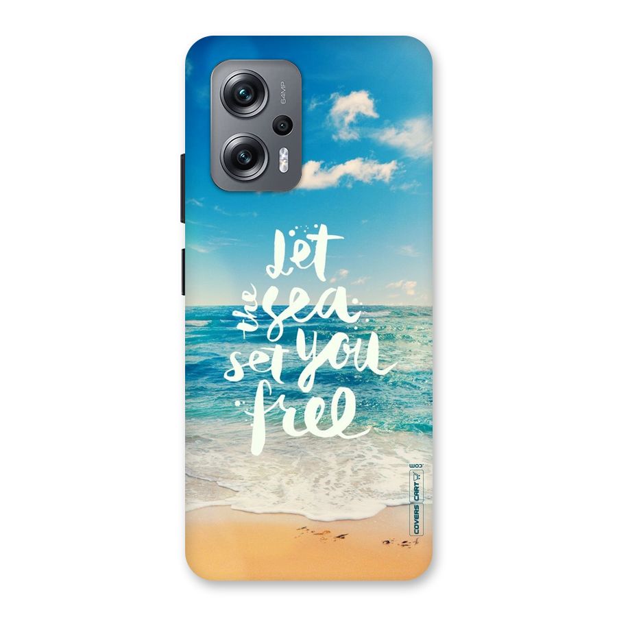 Free Sea Back Case for Redmi K50i