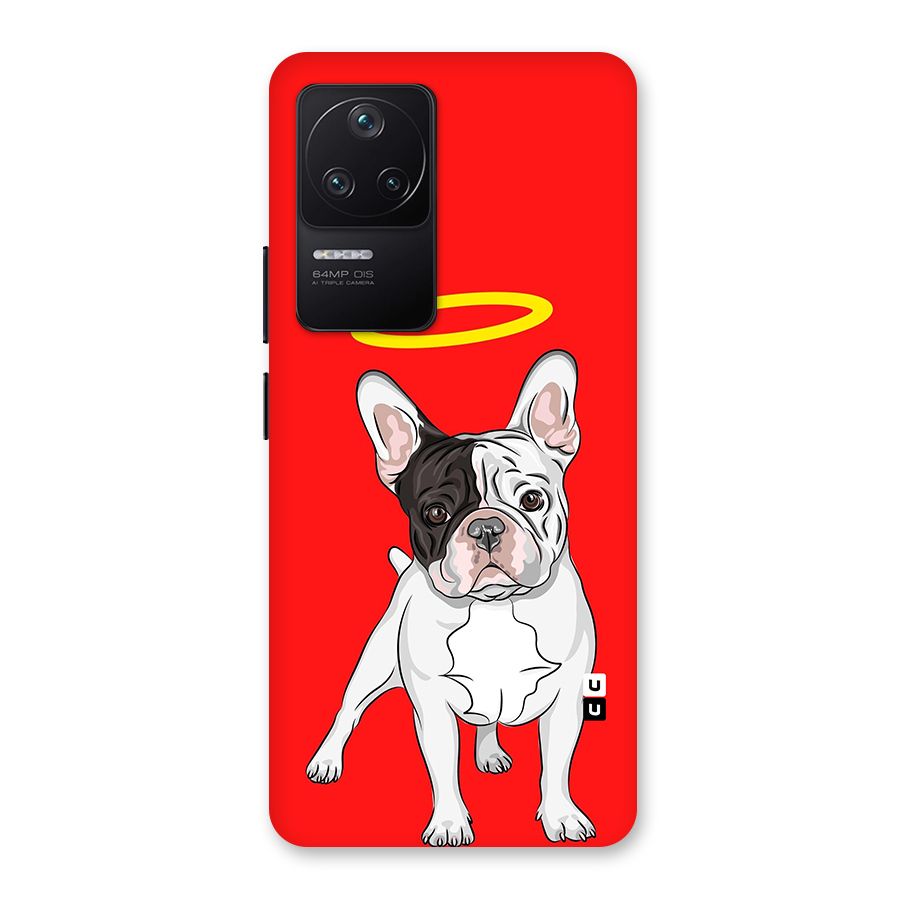 French Cute Angel Doggo Back Case for Poco F4 5G