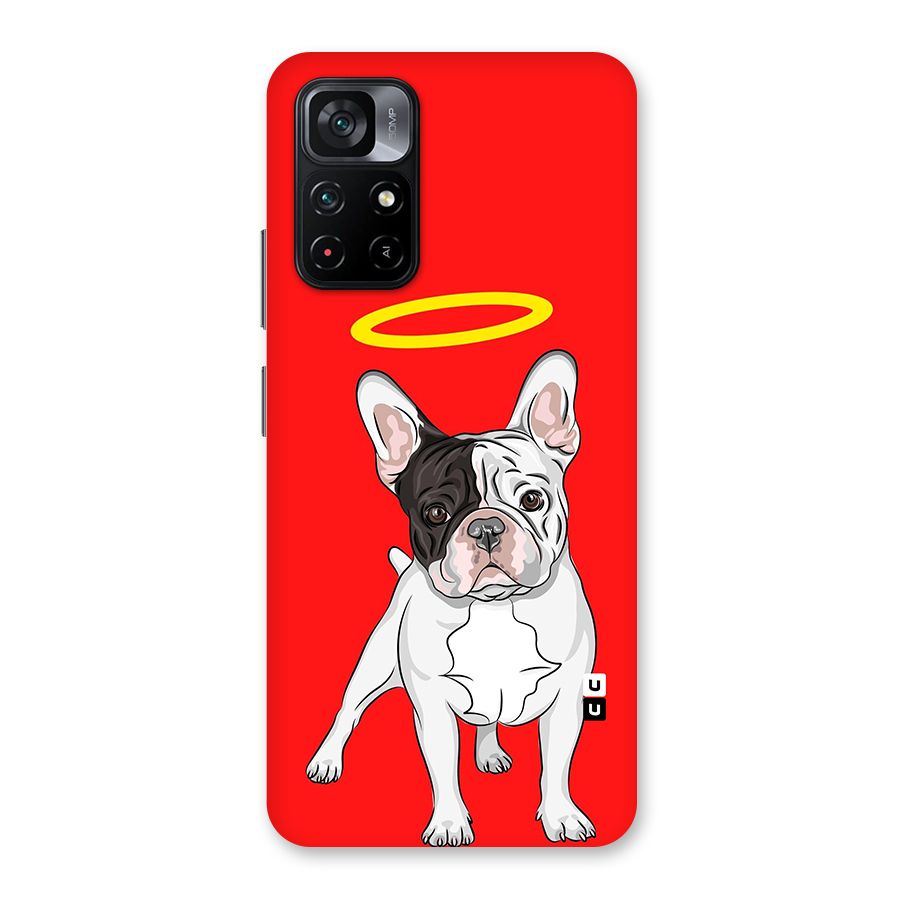 French Cute Angel Doggo Back Case for Poco M4 Pro 5G