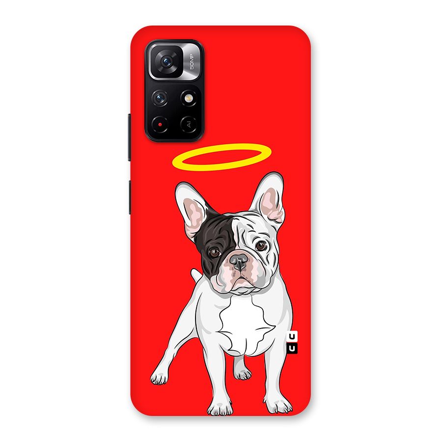 French Cute Angel Doggo Back Case for Redmi Note 11T 5G