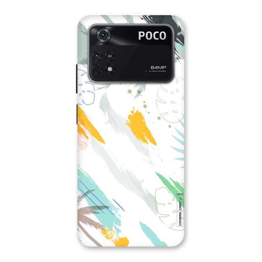 Fresh Colors Splash Back Case for Poco M4 Pro 4G