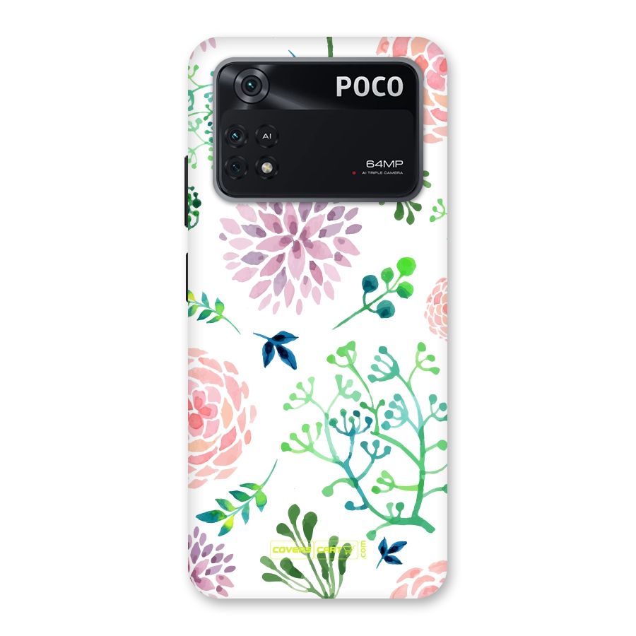 Fresh Floral Back Case for Poco M4 Pro 4G