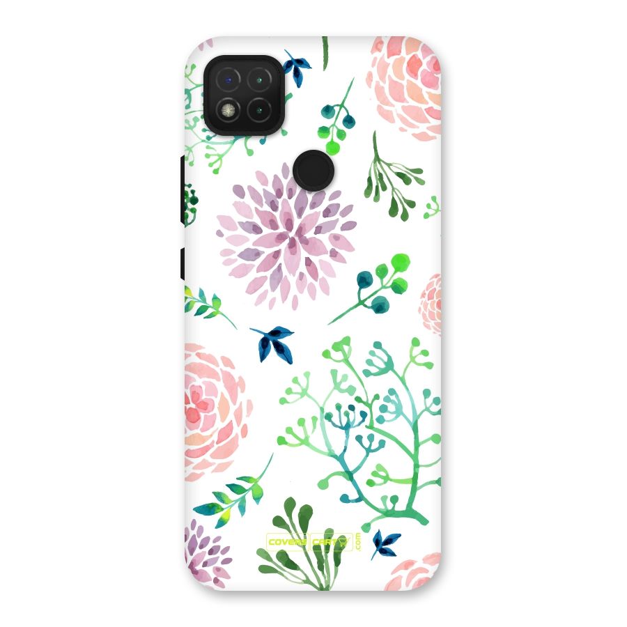 Fresh Floral Back Case for Redmi 9 Activ