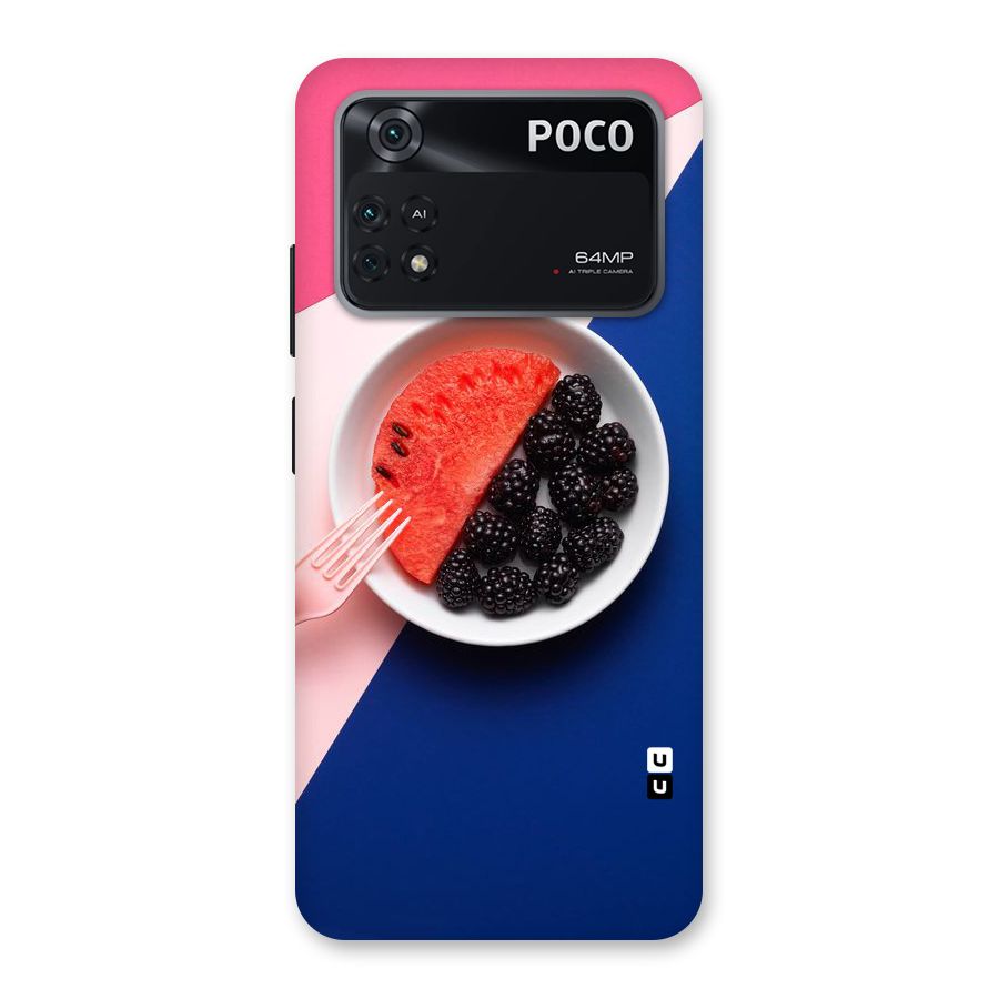 Fresh Fruit Season Back Case for Poco M4 Pro 4G