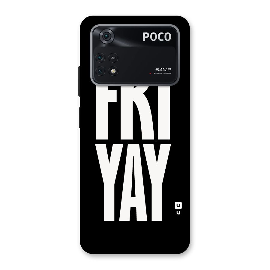 Fri Yay Back Case for Poco M4 Pro 4G