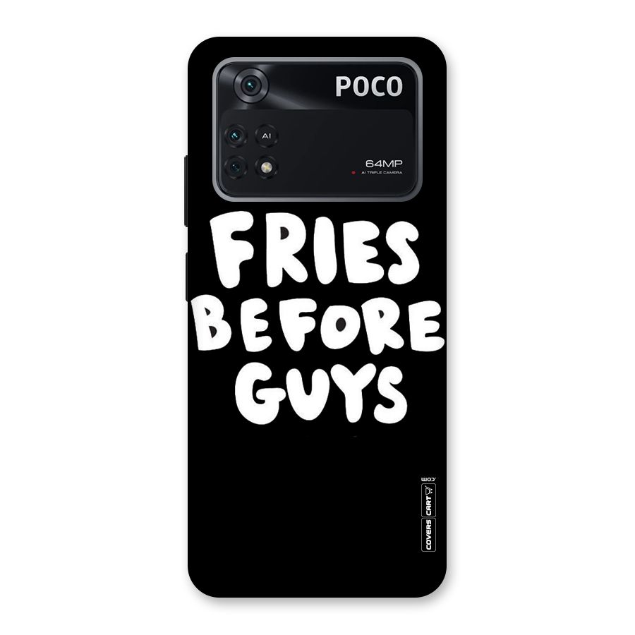 Fries Always Back Case for Poco M4 Pro 4G