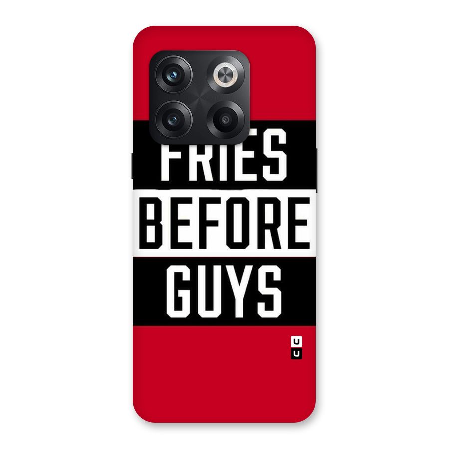 Fries Love Stripes Back Case for OnePlus 10T