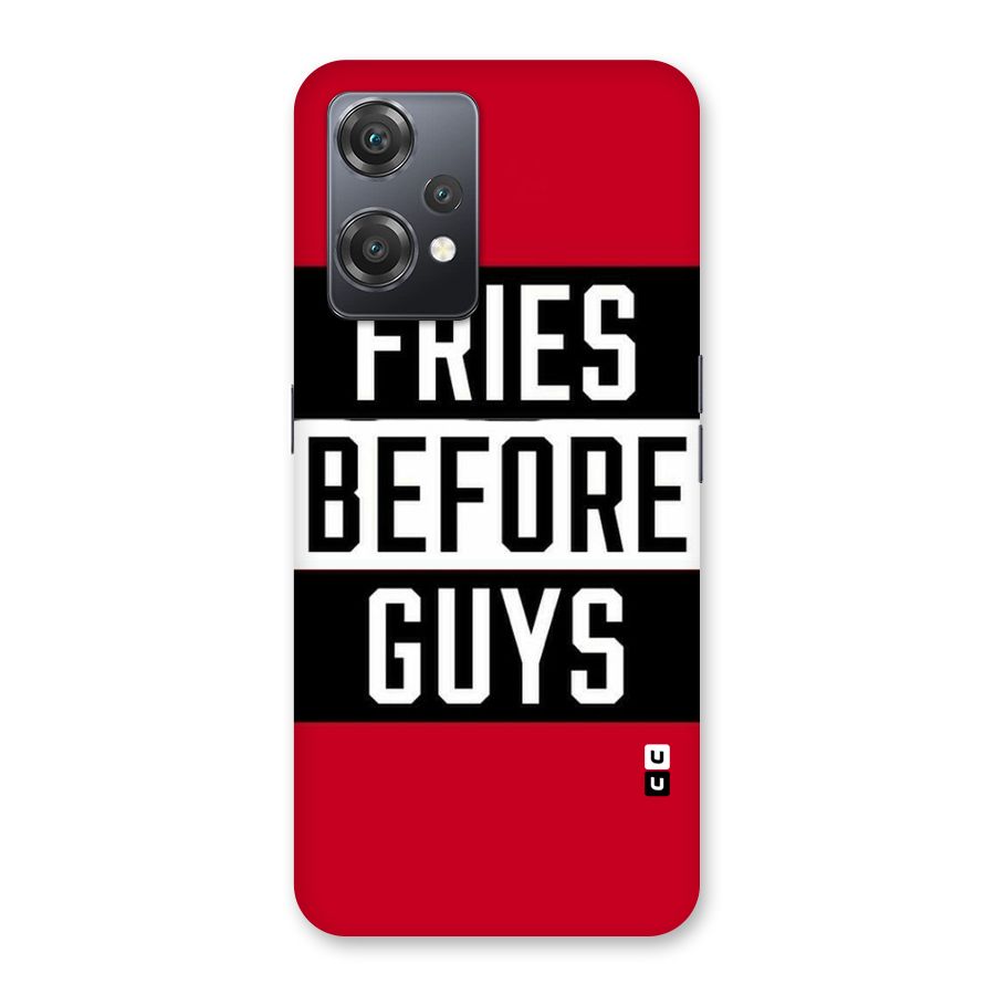 Fries Love Stripes Back Case for OnePlus Nord CE 2 Lite 5G