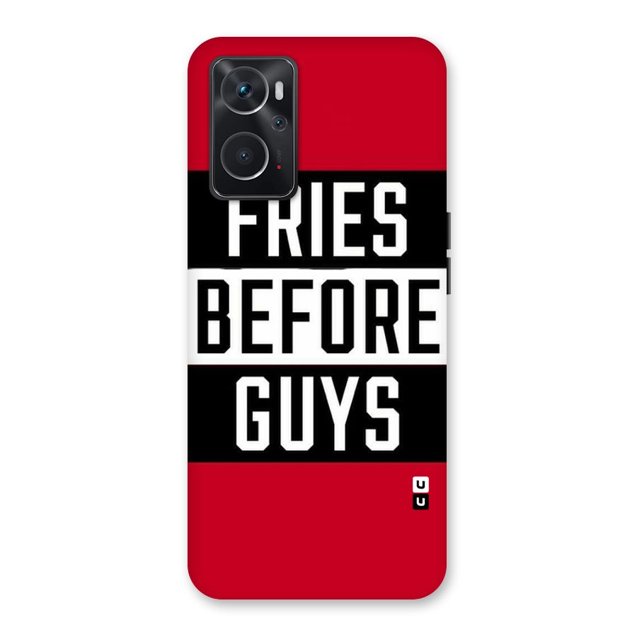 Fries Love Stripes Back Case for Oppo K10 4G