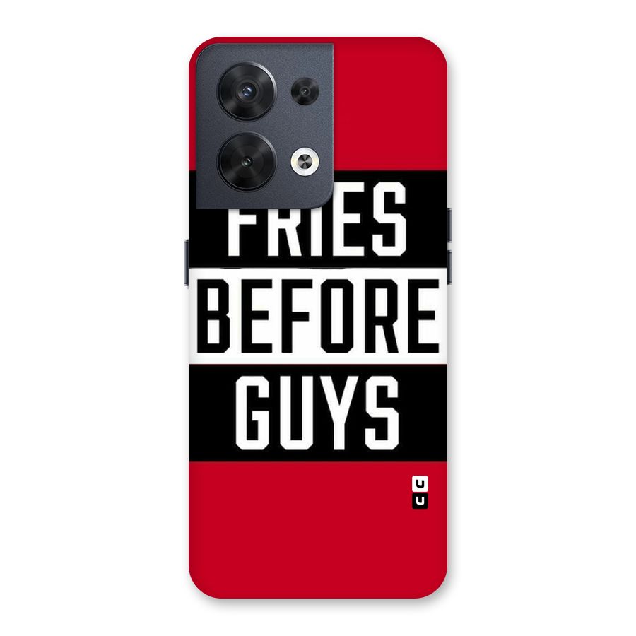 Fries Love Stripes Back Case for Oppo Reno8 5G