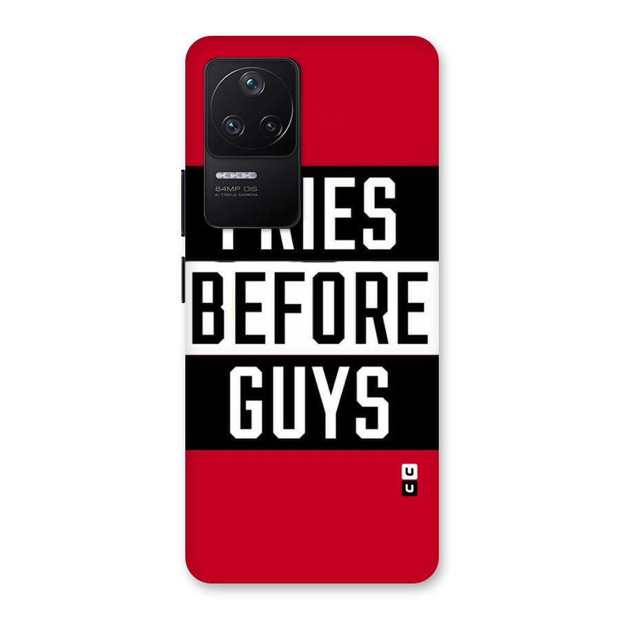 Fries Love Stripes Back Case for Poco F4 5G