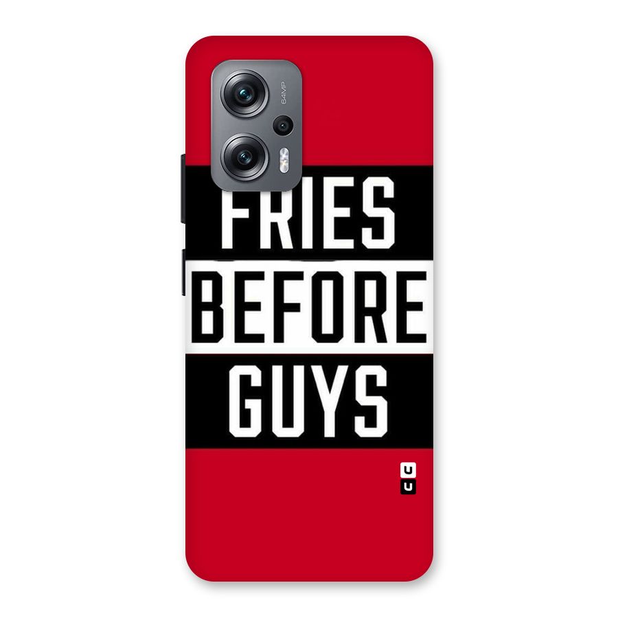 Fries Love Stripes Back Case for Redmi K50i