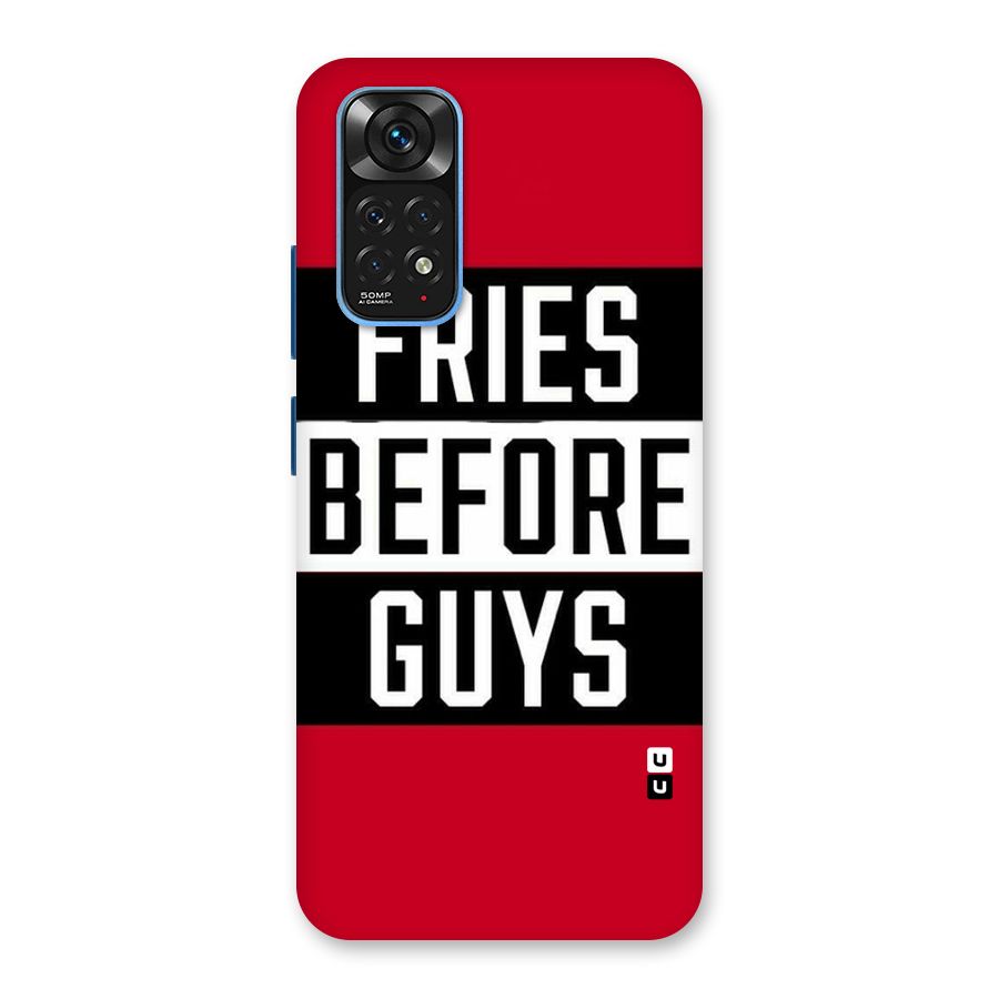 Fries Love Stripes Back Case for Redmi Note 11S