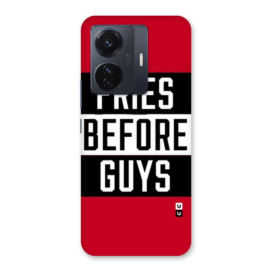 Fries Love Stripes Back Case for Vivo T1 Pro