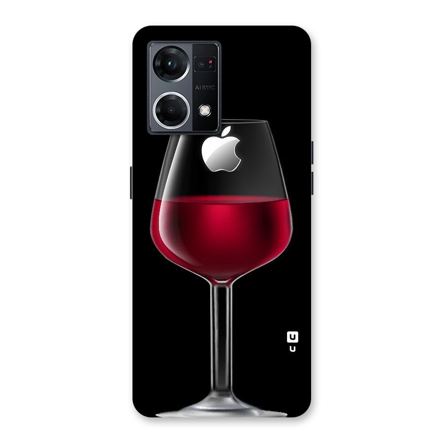 Fruit Printed Design Glass Back Case for Oppo F21 Pro 5G