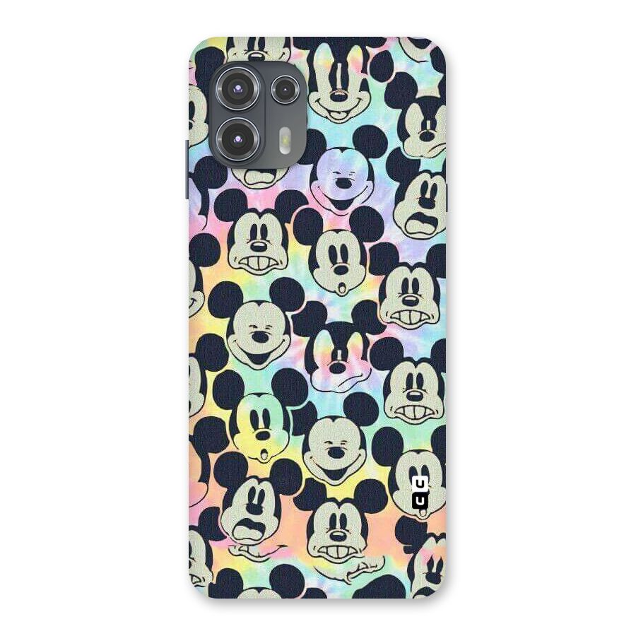 Fun Rainbow Faces Back Case for Motorola Edge 20 Fusion